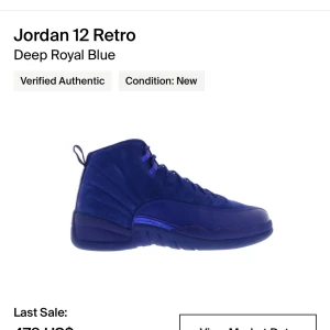 Jordan 12 deep royale blue - Skriv om du är intresserad för bilder. Cond 9.5/10 för provat inomhus Size 12 Senaste paret sålt på stockx för 550$ Kan gå ner i pris