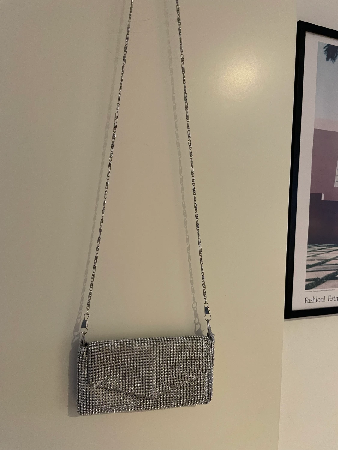 Liten glittrig väska - 90