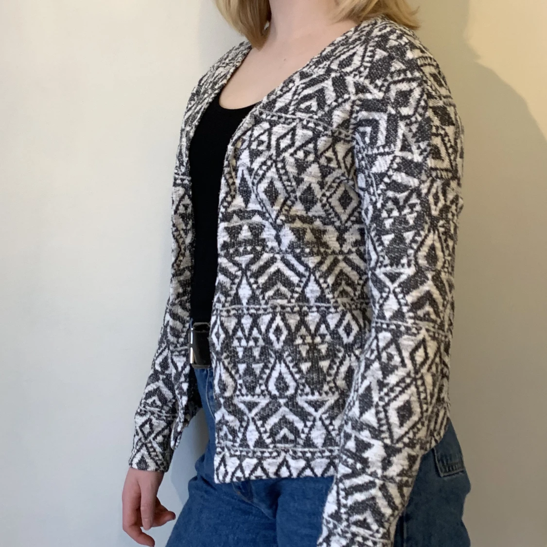 Mönstrad kofta - 91