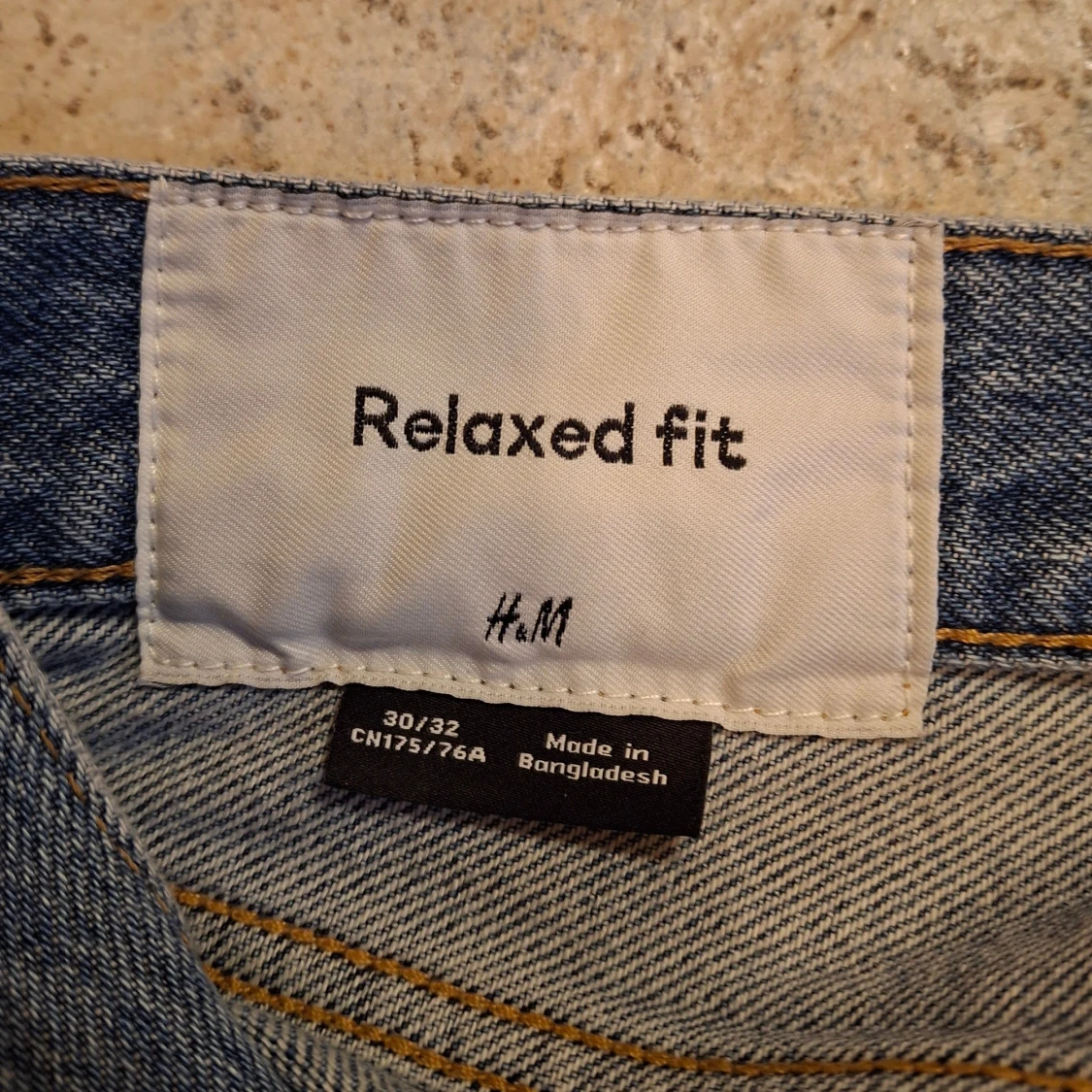 Blå relaxed fit jeans från H&M - 2
