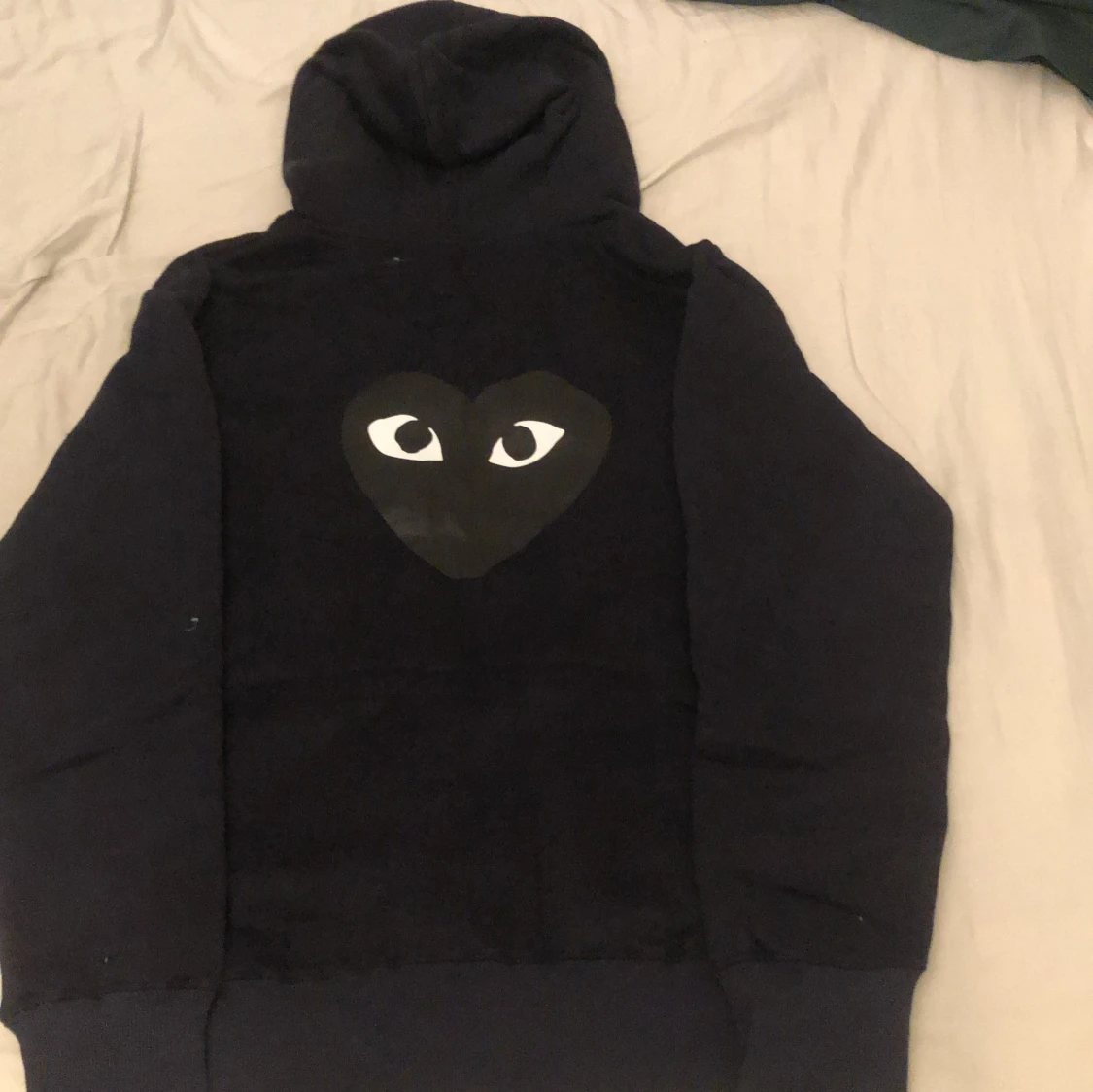 Mörkblå hoodie Comme des Garçons Play - 1