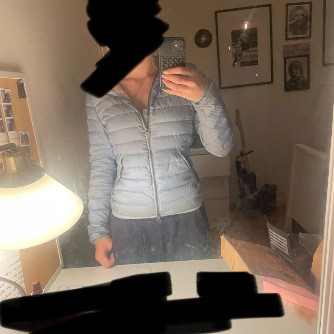 Ljusblå pufferjacka från Colmar - 1