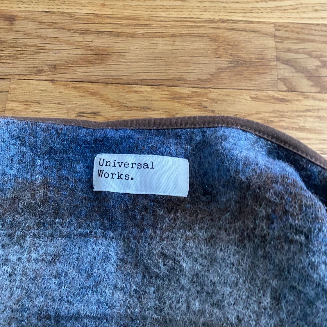 Rutig ullväst från Universal Works - 1