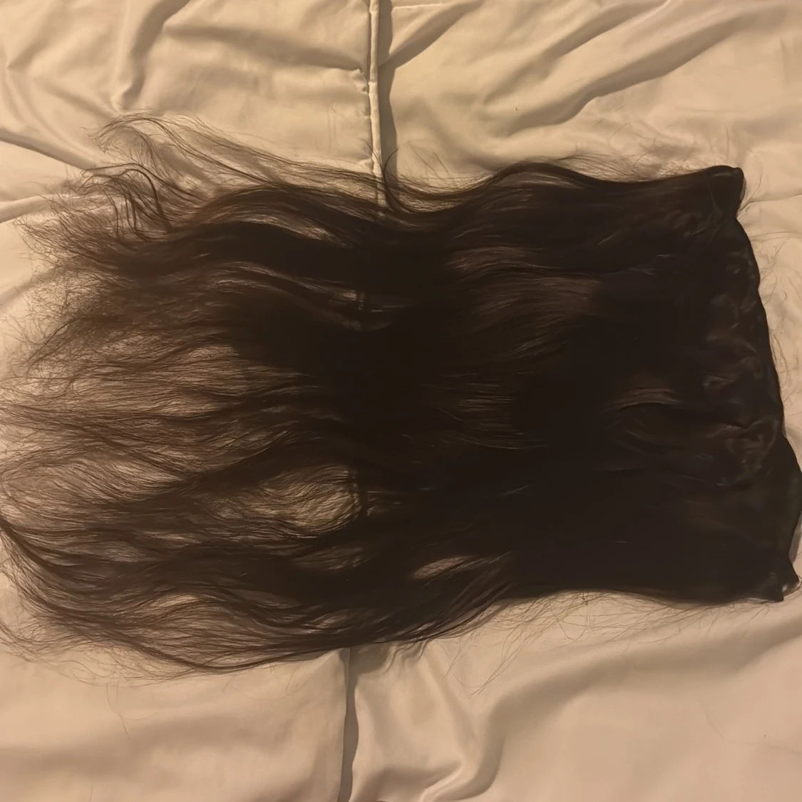 mörkbrun löshår 60cm 