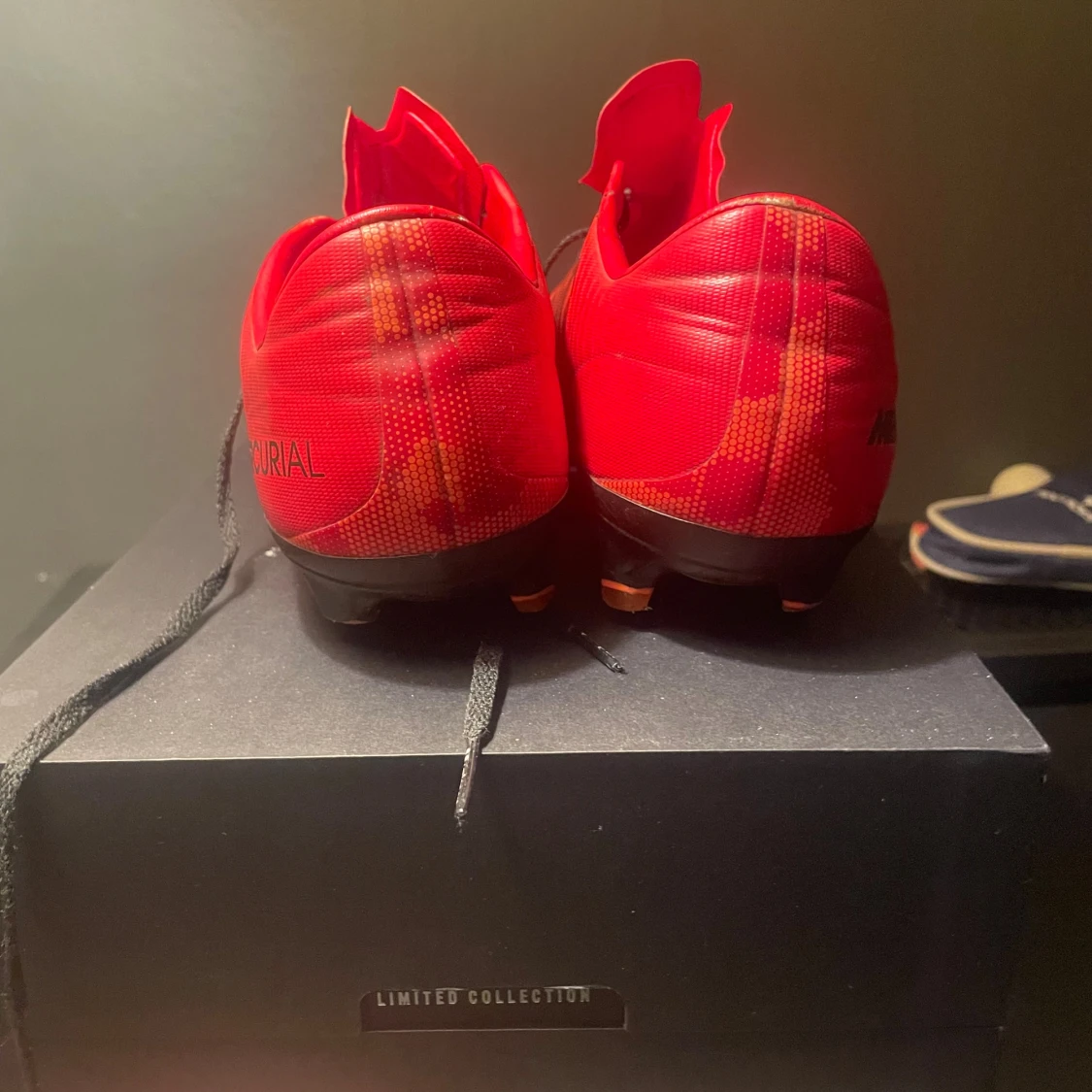 Nike Mercurial röda fotbollsskor - 3