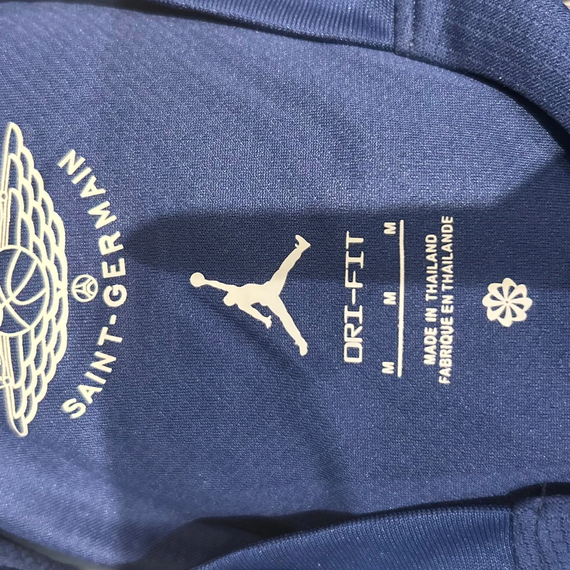 PSG x Jordan blå matchtröja D. Doué - 2