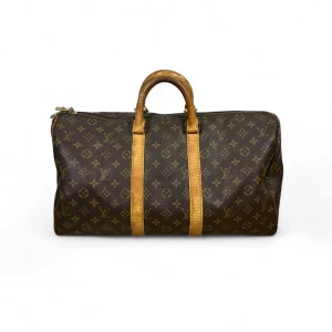 Louis Vuitton Keepall 45 - LV Keepall || Size 45 Liter || Bra vintage skick || Garanterat autentisk, registrerat UF företag. 100+ referenser.