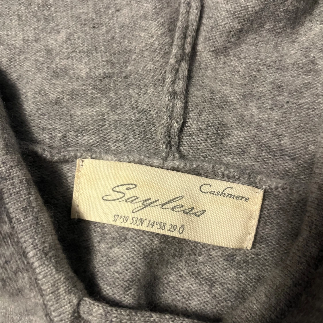 Sayless cashmere hoodie - 1