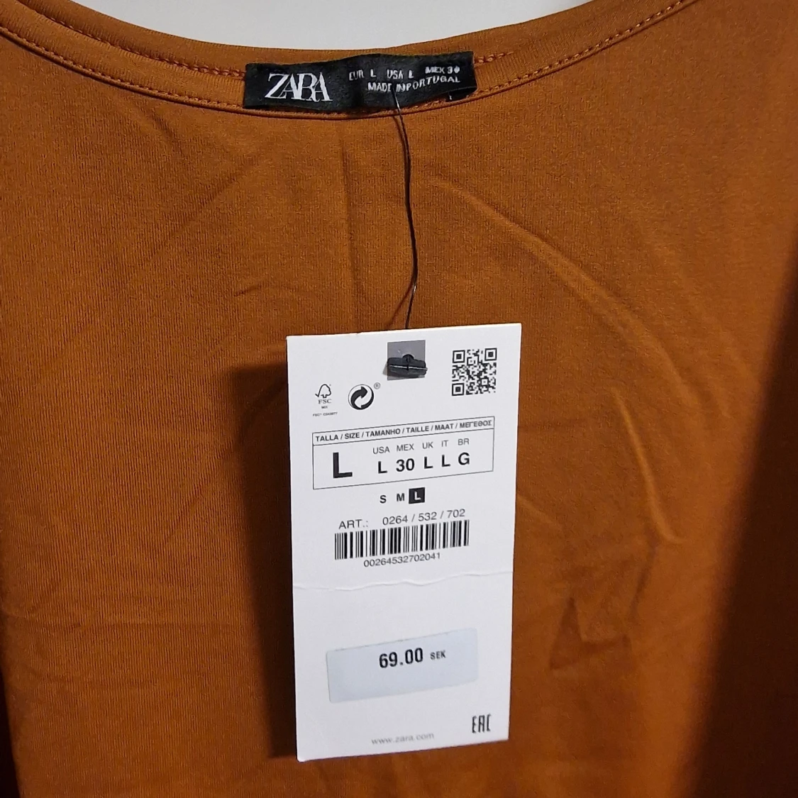 Brun linnetopp från Zara - 2