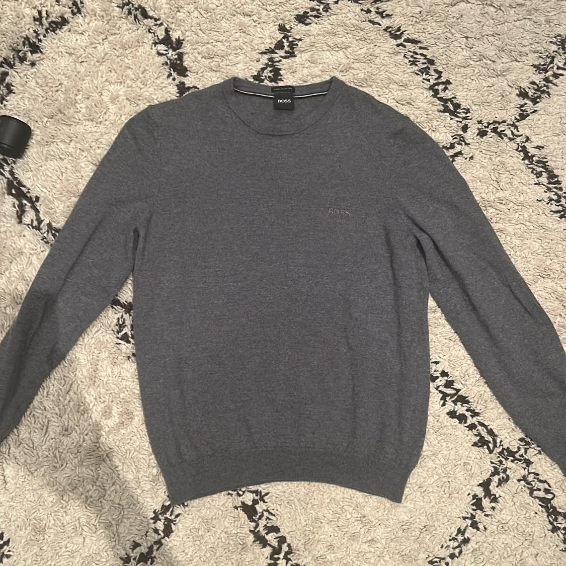 Hugo boss ull tröja grå