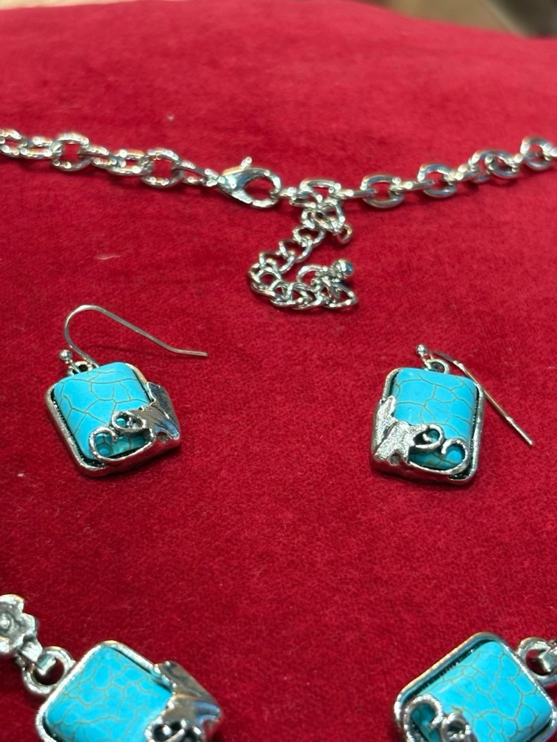 Turkos och silverfärgad väst - 3