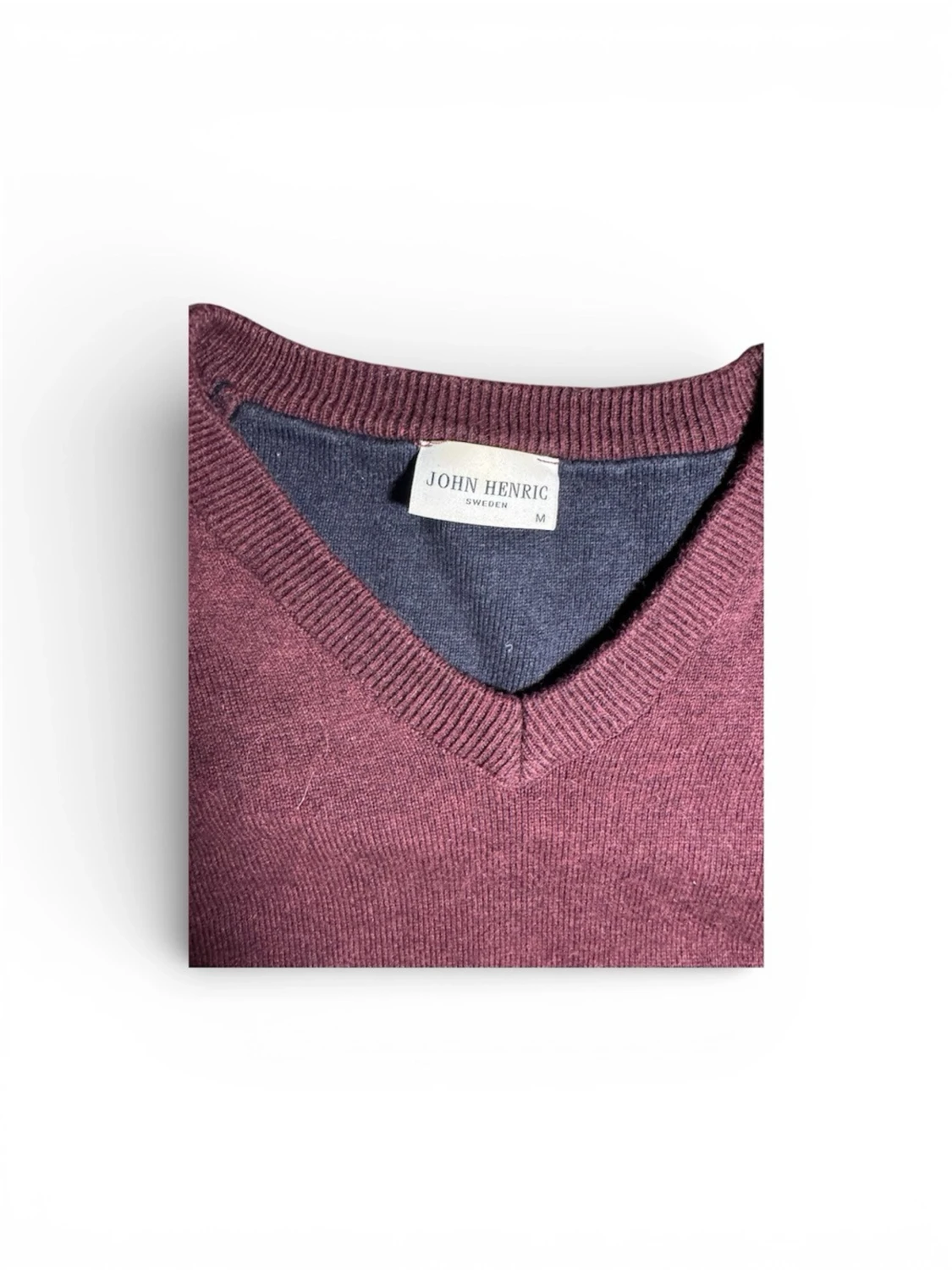 Vinröd tröja från John Henric - 1