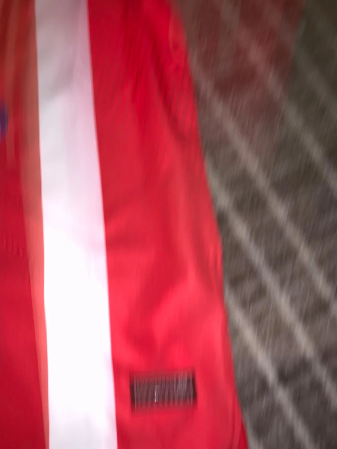 Rödvit randig Nike fotbollströja - 3