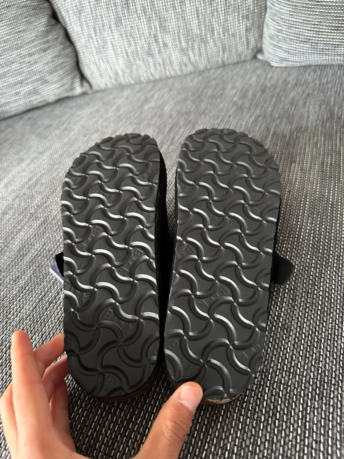 Svarta Birkenstock Boston tofflor - 2