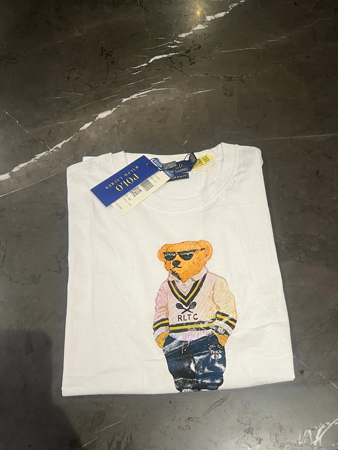 Vit Polo Bear t-shirt från Ralph Lauren