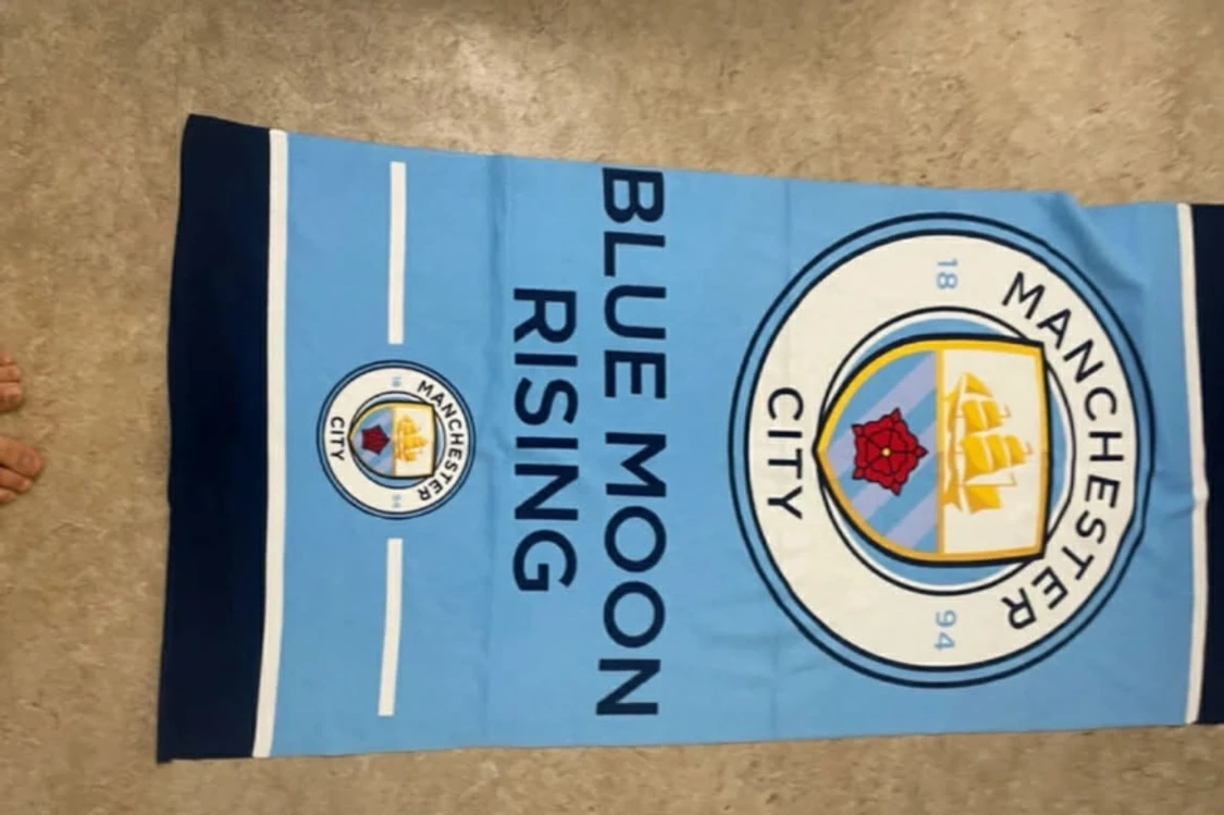 Manchester City badhandduk blå - 1