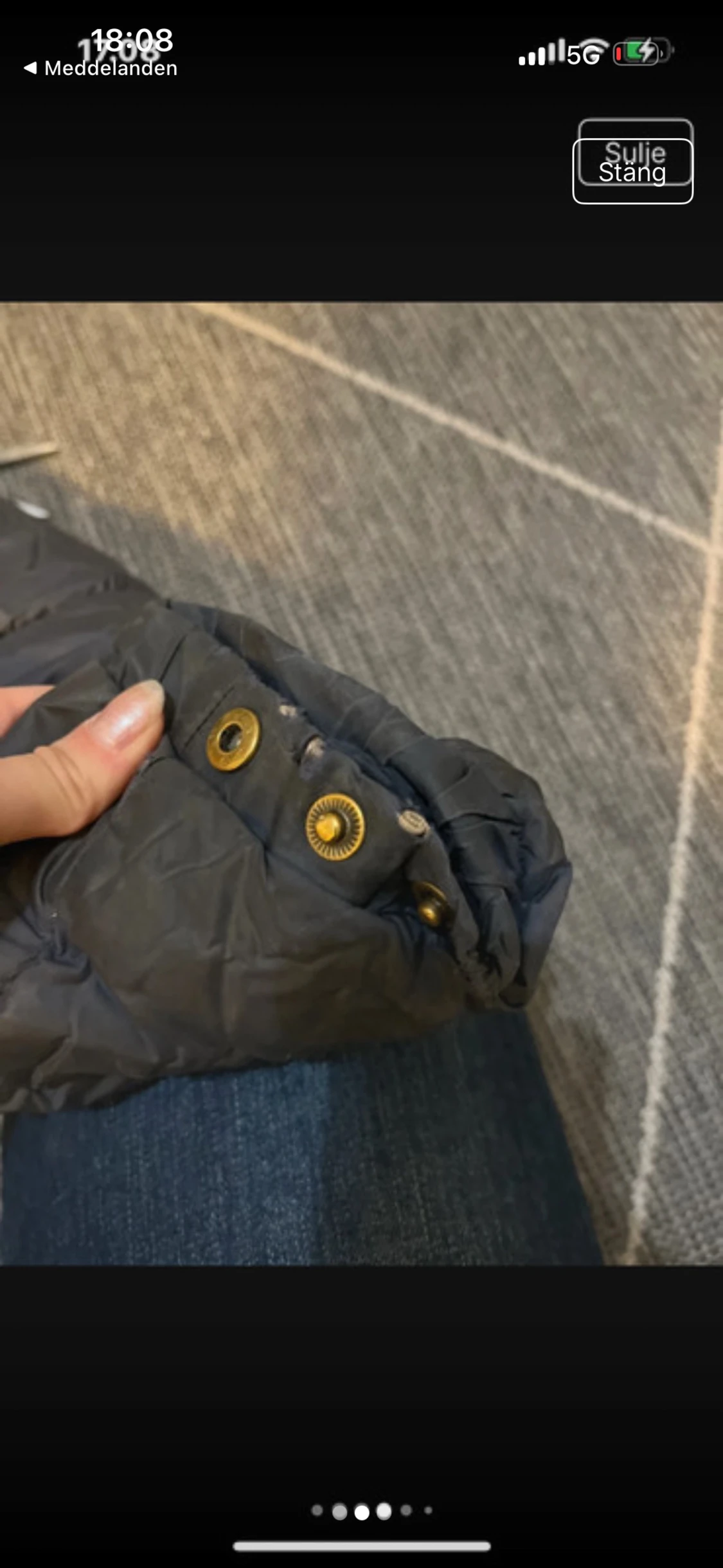 Blå Fjällräven jacka  - 3