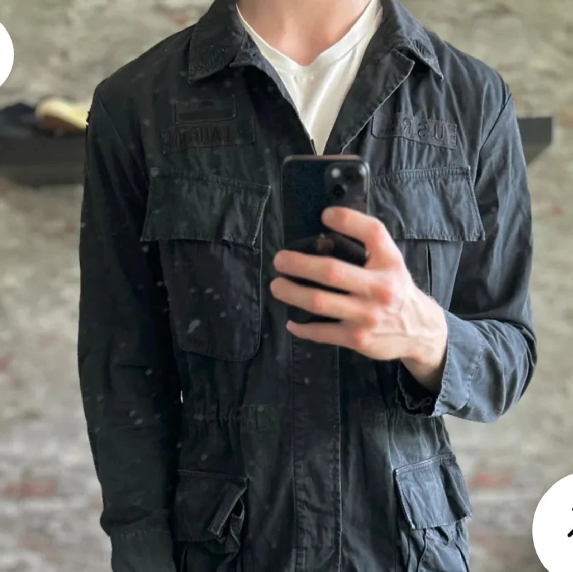 Svart overshirt från Polo Ralph Lauren - 1