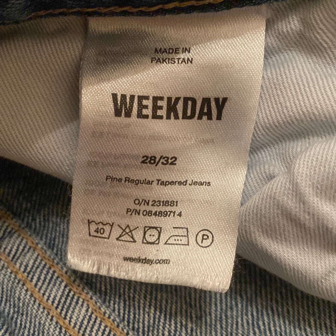 Weekday Pine Regular Tapered Jeans 28/32 - 1