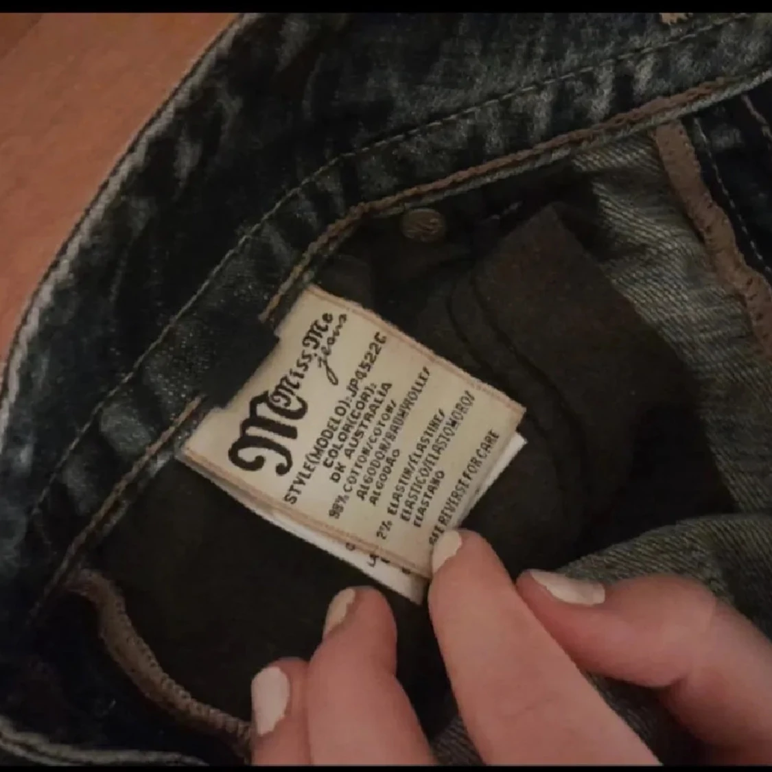 Miss Me jeans med broderade fickor - 2