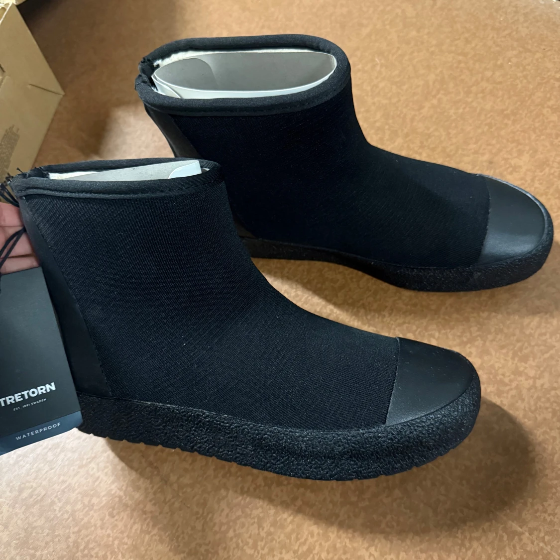 Svarta boots från Tretorn i storlek 43 - 1