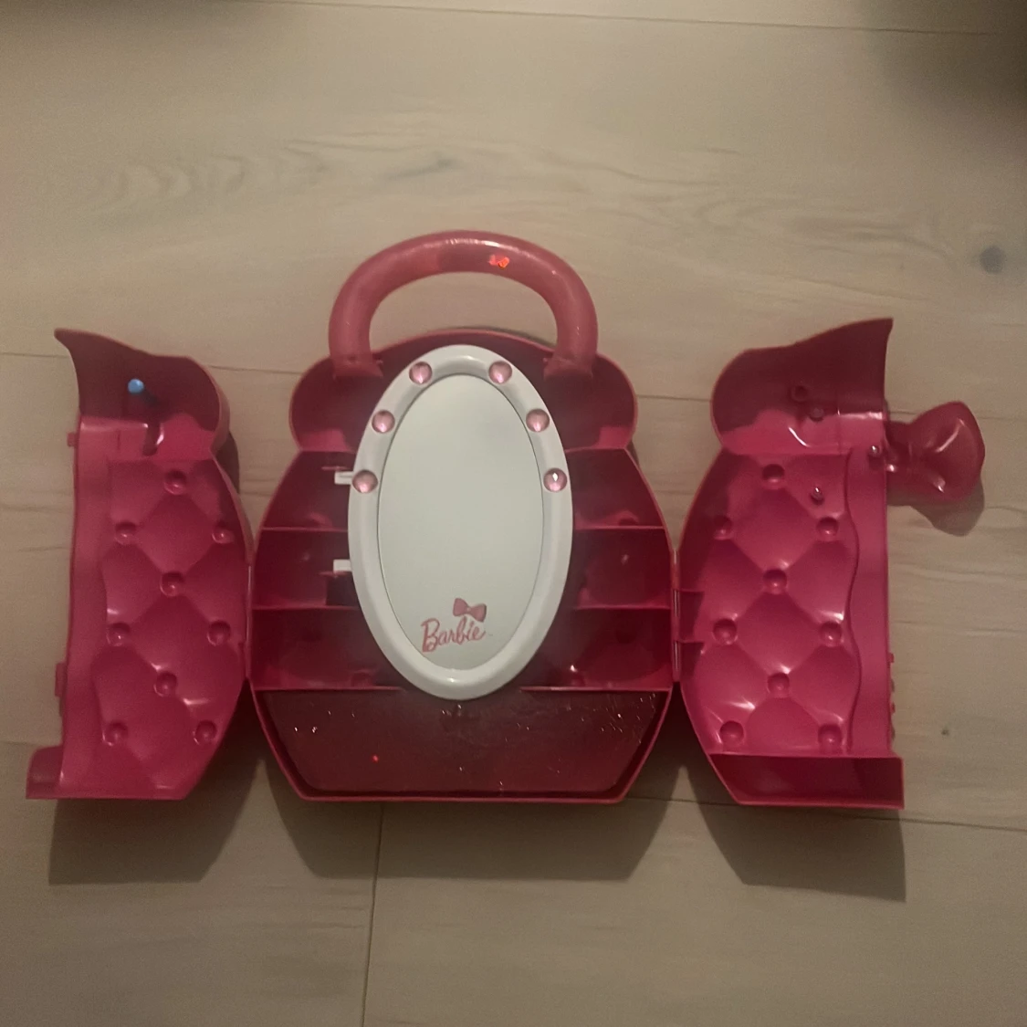 Barbie  handväska med spegel, rosa  - 1