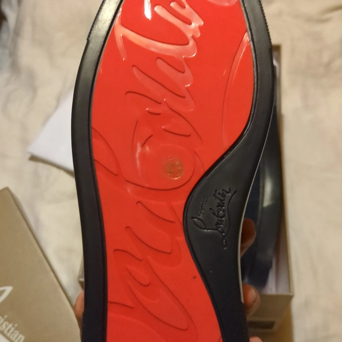 Mörkblå sneakers från Christian Louboutin - 2