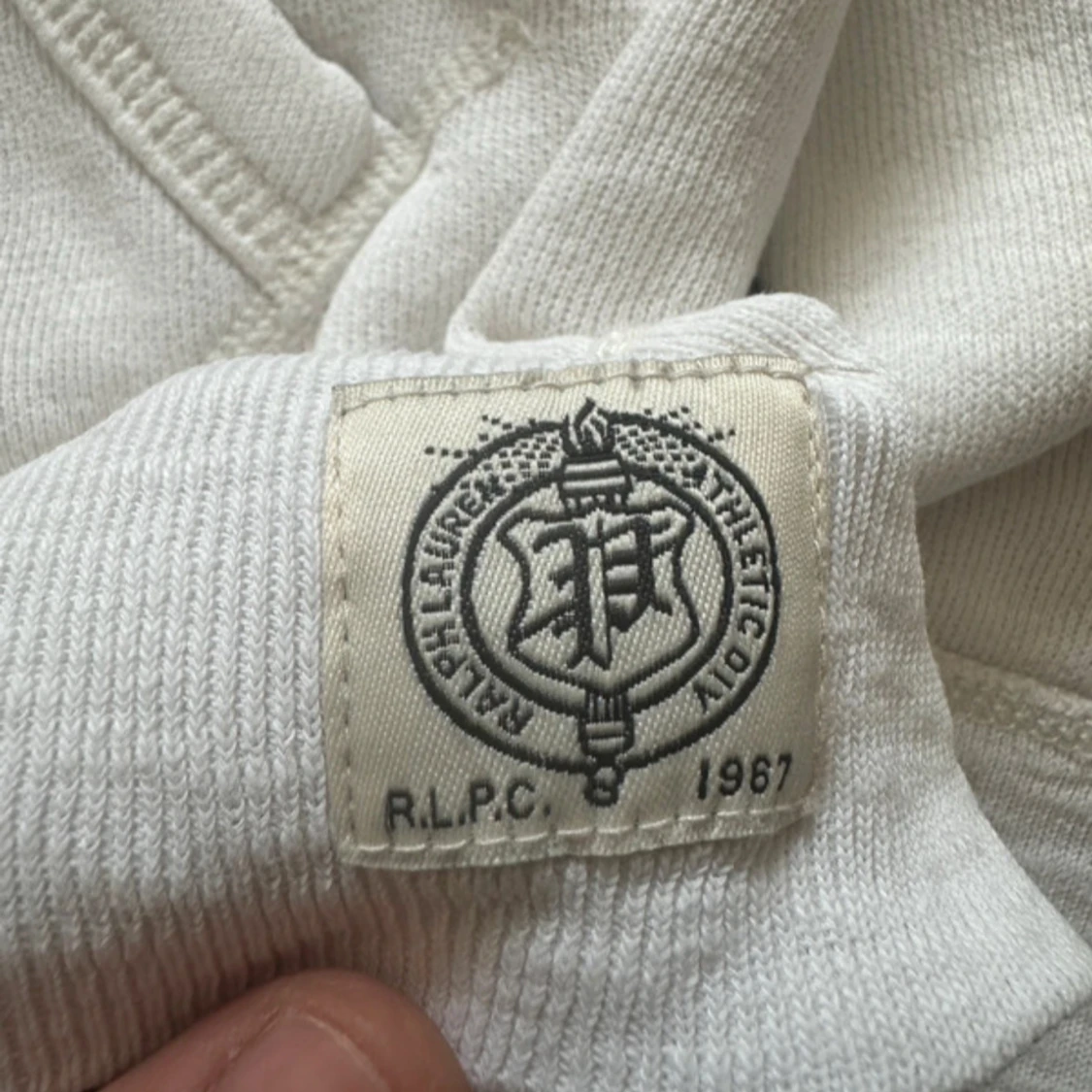 Vit hoodie från Ralph Lauren - 3