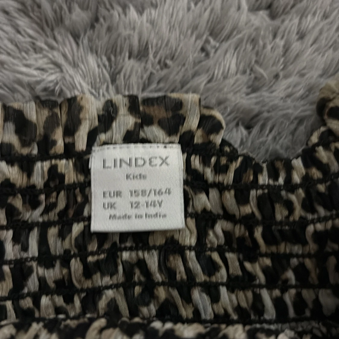Leopardmönstrad kjol från Lindex - 1
