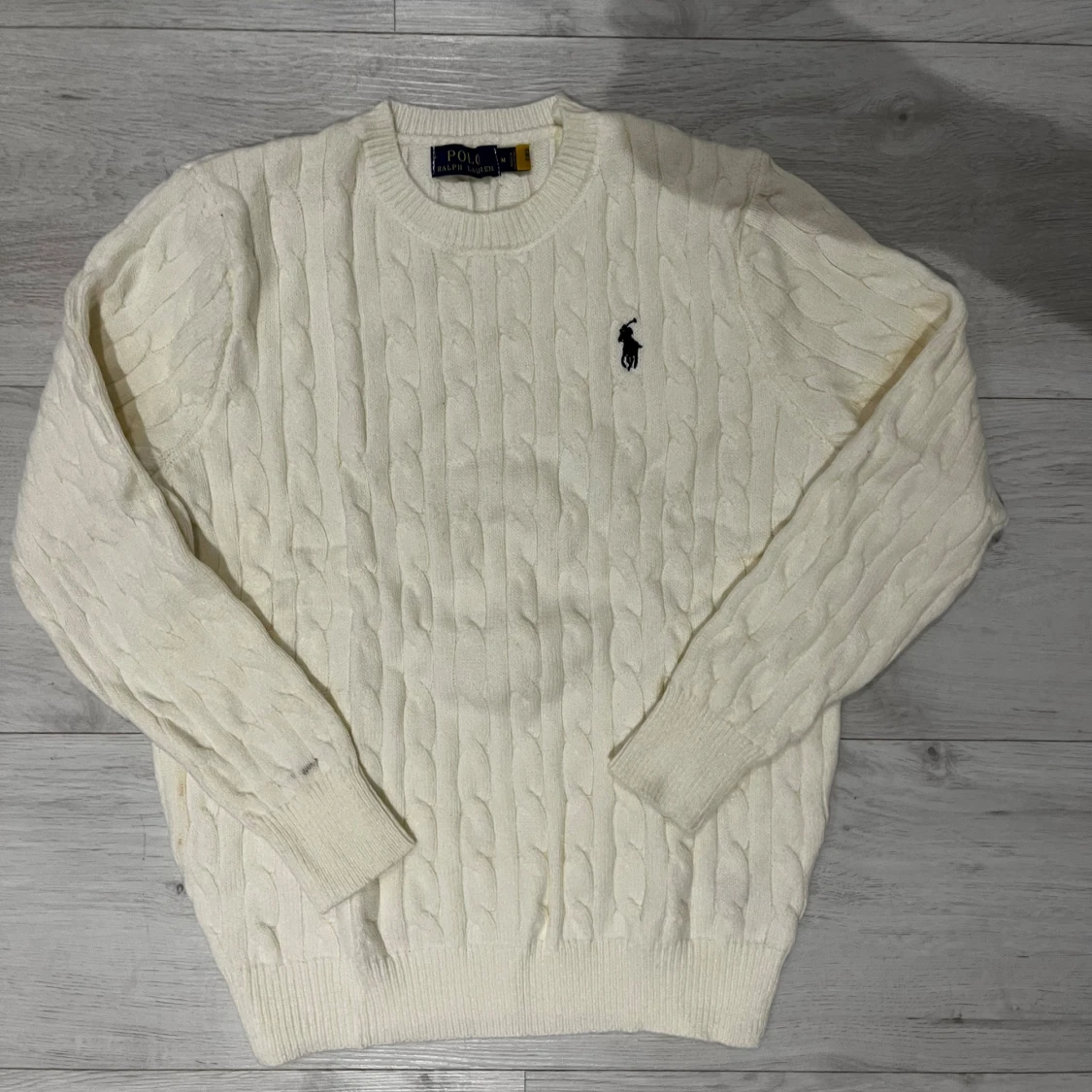 Ralph Lauren white polo sweater