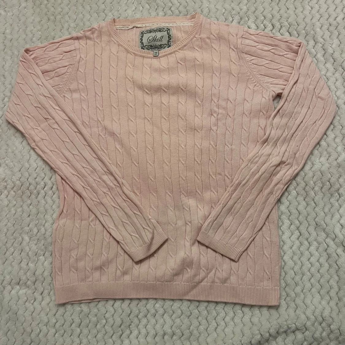 Ljusrosa stickad tröja från Still