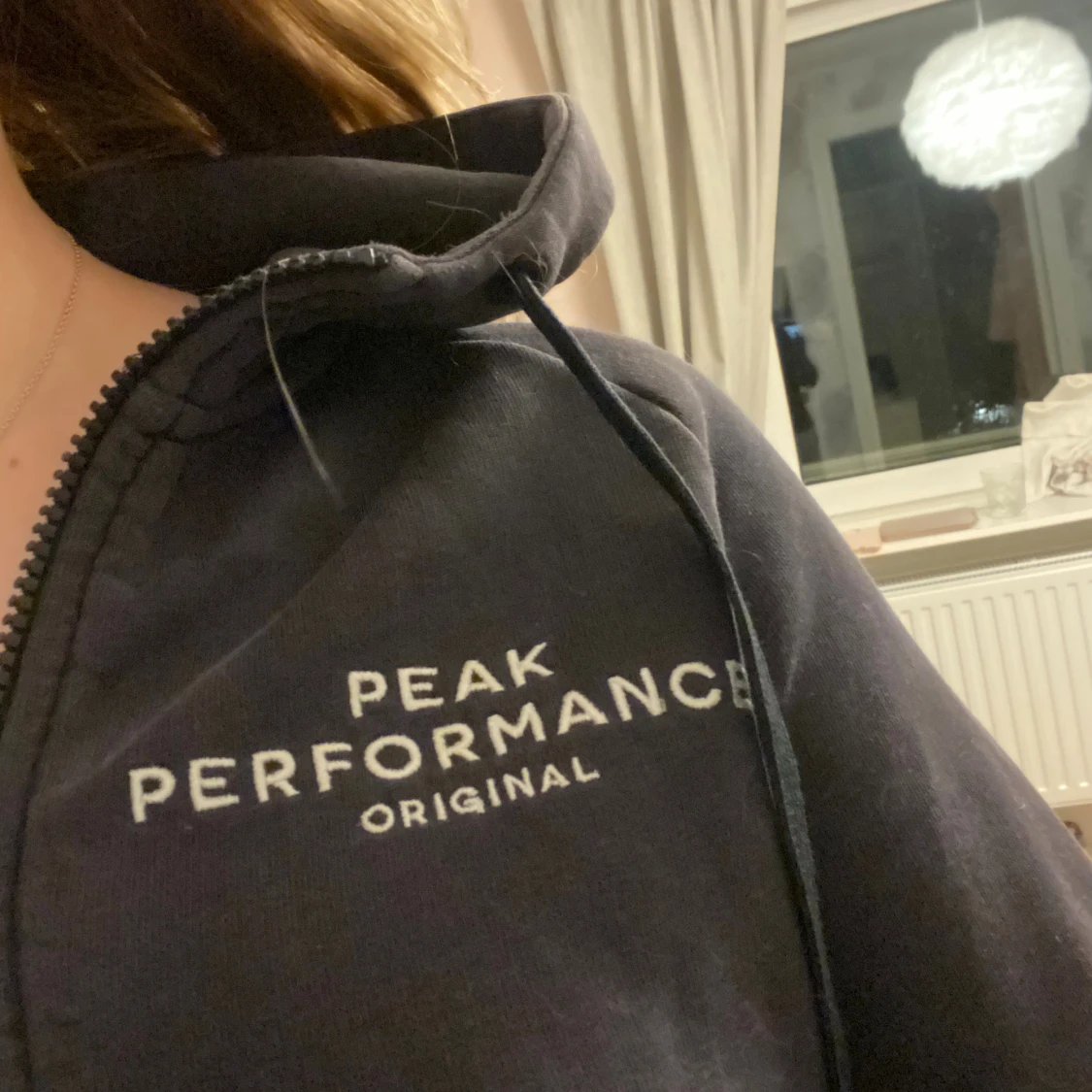 Svart hoodie Peak Performance XS - 1