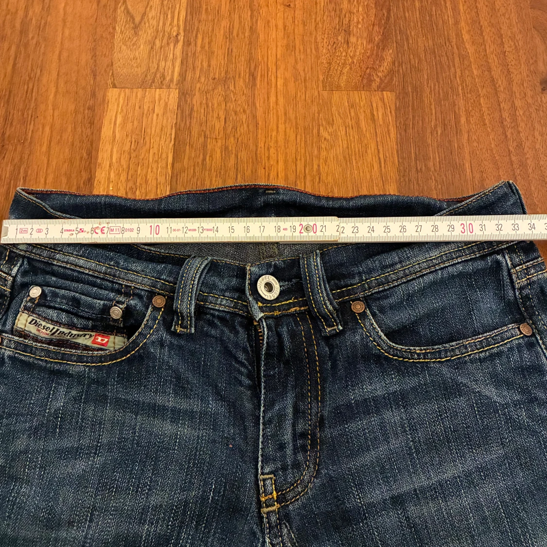 Blå bootcut jeans från Diesel - 4