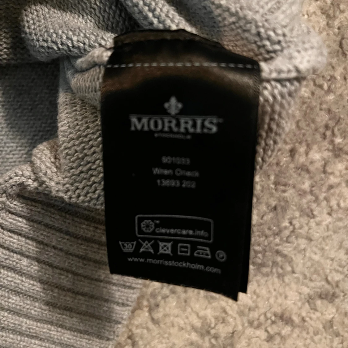 Grå stickad tröja från Morris - 3