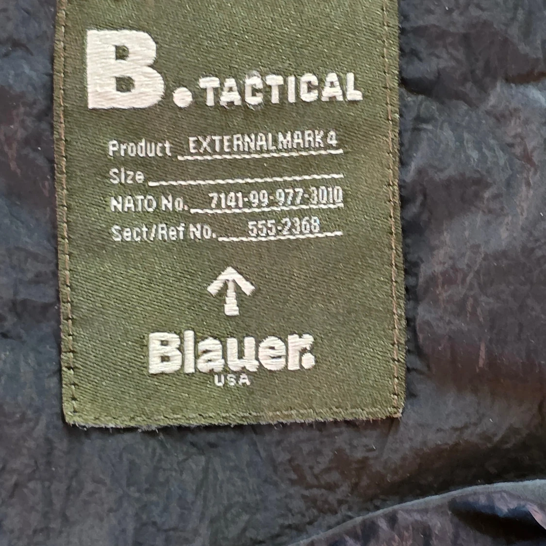 BLAUER USA Tactical Dunjacka ny med etikett- 52 svart  - 2