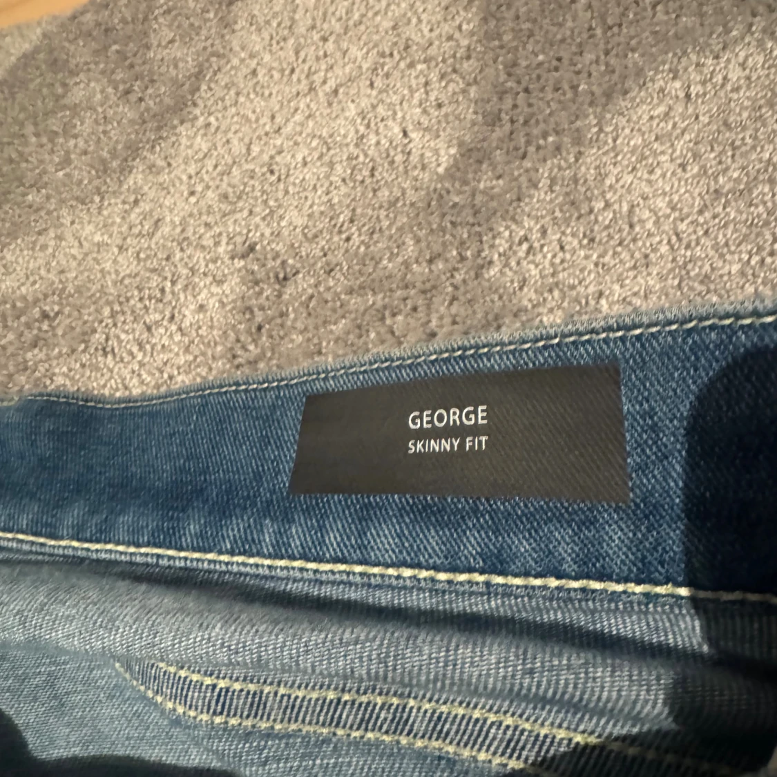 Blå skinny jeans från George, stl 32 - 2