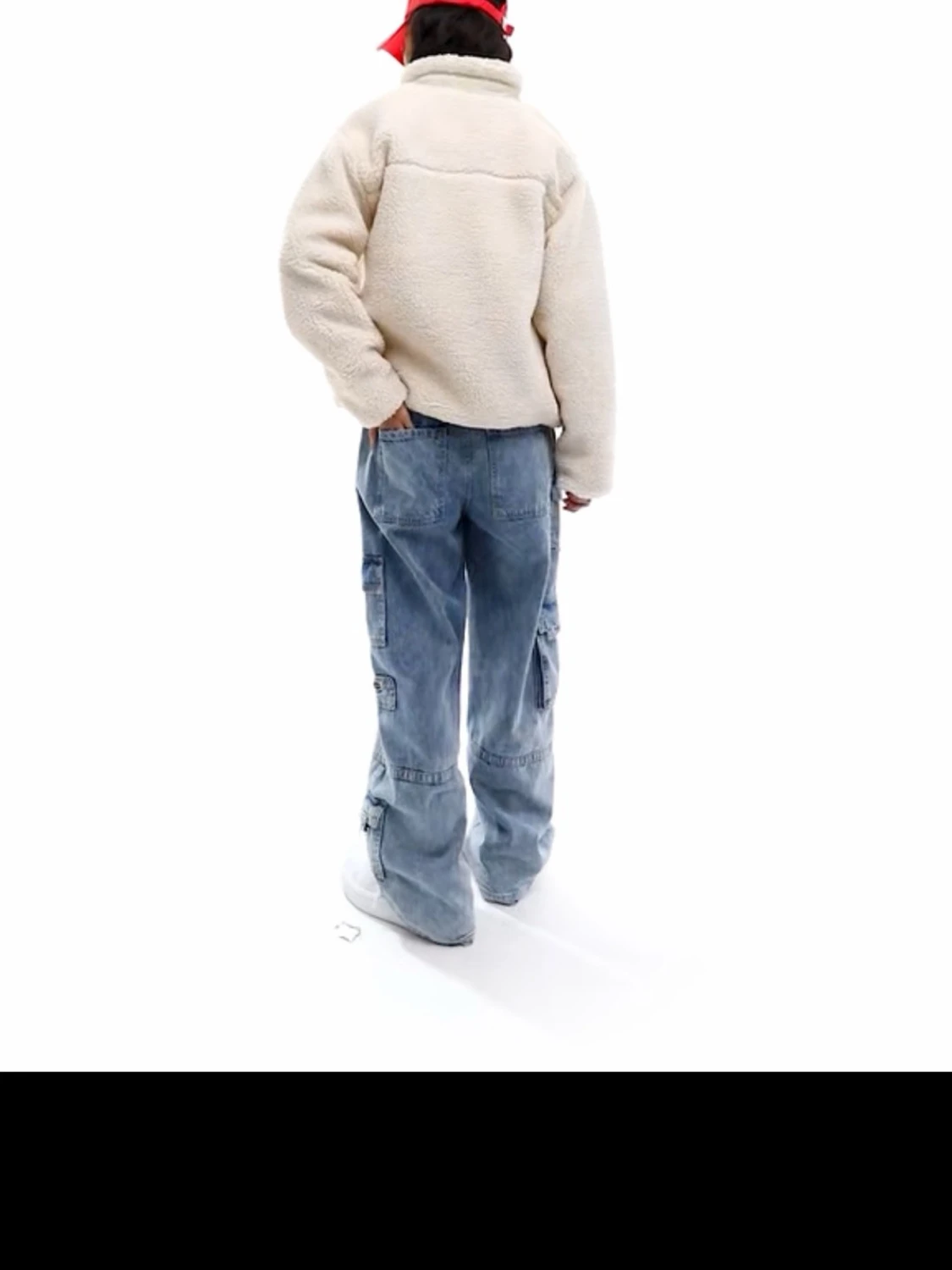 Beige teddyjacka från Pull&Bear - 2