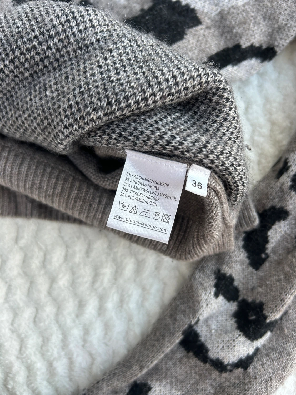 Stickad tröja i Kashmir-mix - 3