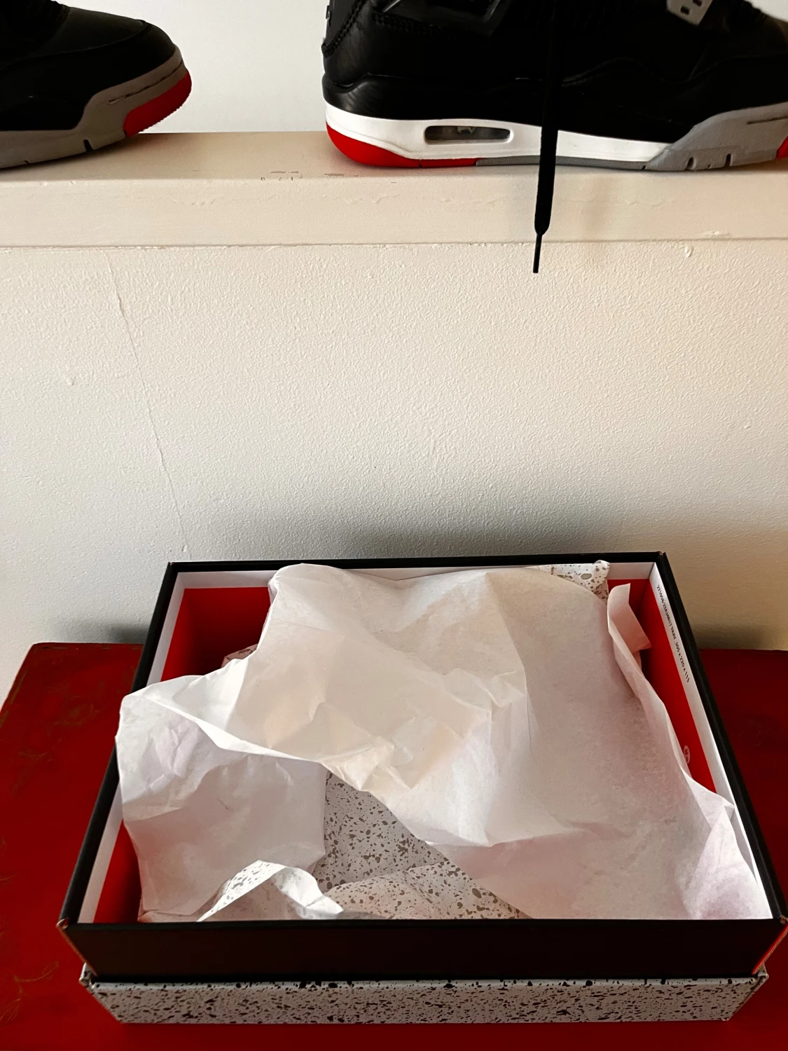 Nike Air Jordan 4 Retro Black/Red - 1