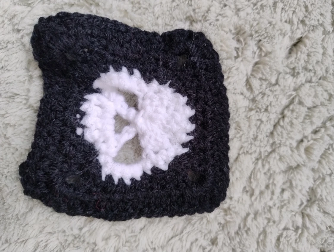 Svarta virkadeglasunderlägg  - 1