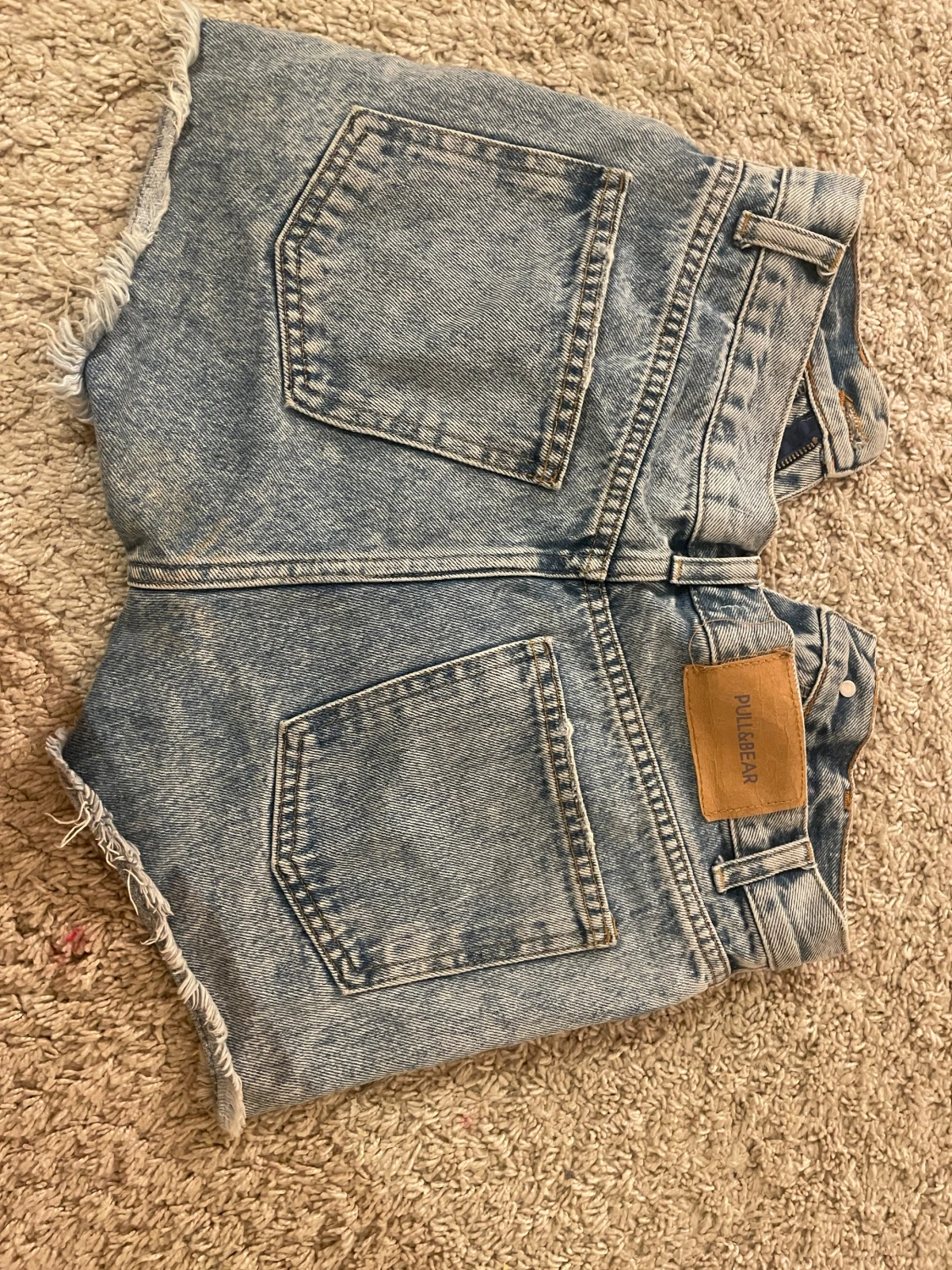 Blåa slitna jeansshorts Pull&Bear - 2