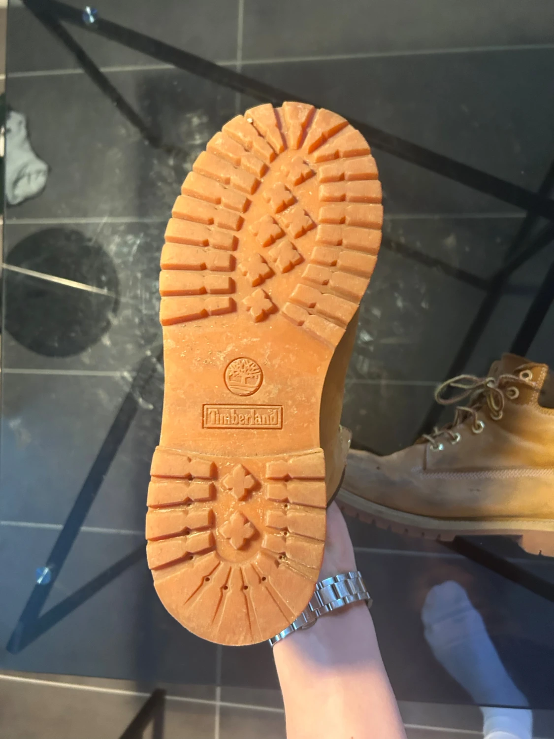 Timberland boots i mocka, beige - 3