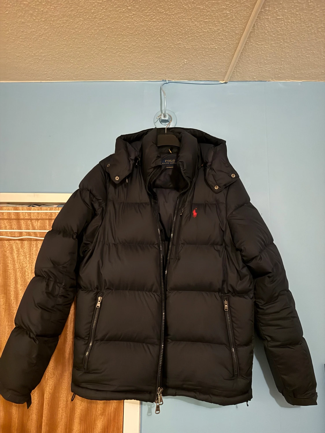 Mörkblå pufferjacka från Polo Ralph Lauren