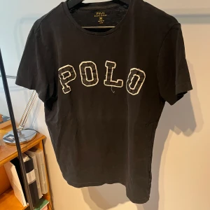 Svart polo Ralph lauren t shirt - En svart PRL T-shirt i topp skick. Perfekt nu när skolan börjar🙌. Storlek M men passar även S. Om det är något ni undrar över så är det bara att fråga😇.