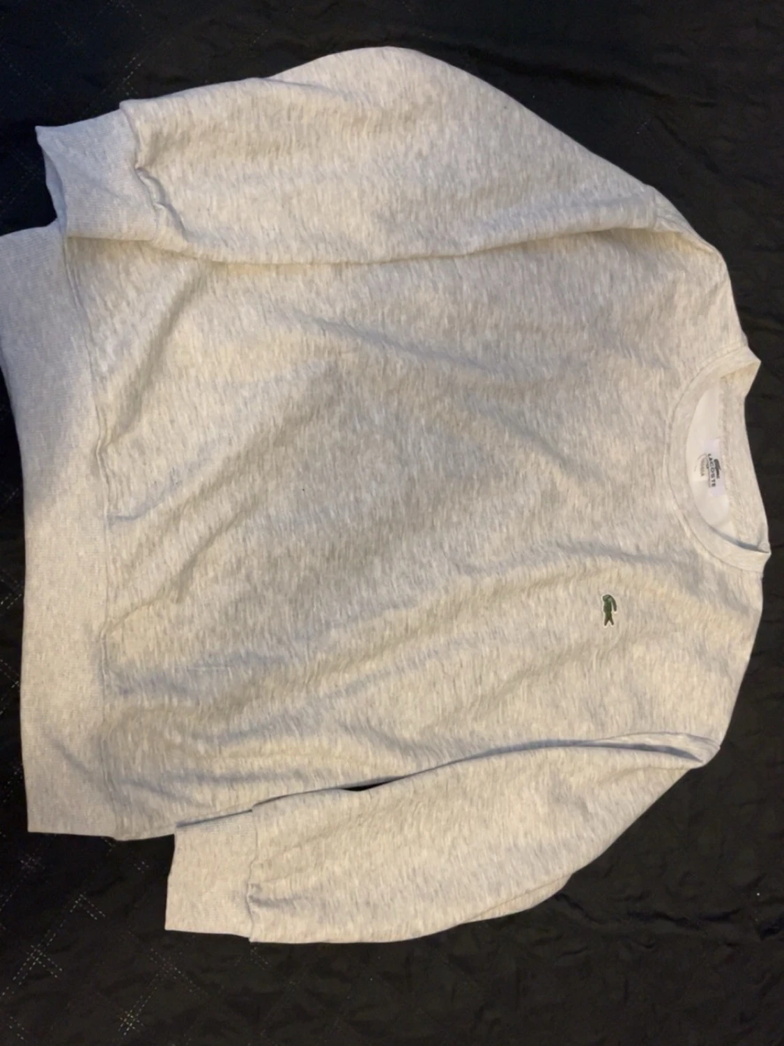 Grå sweatshirt från Lacoste