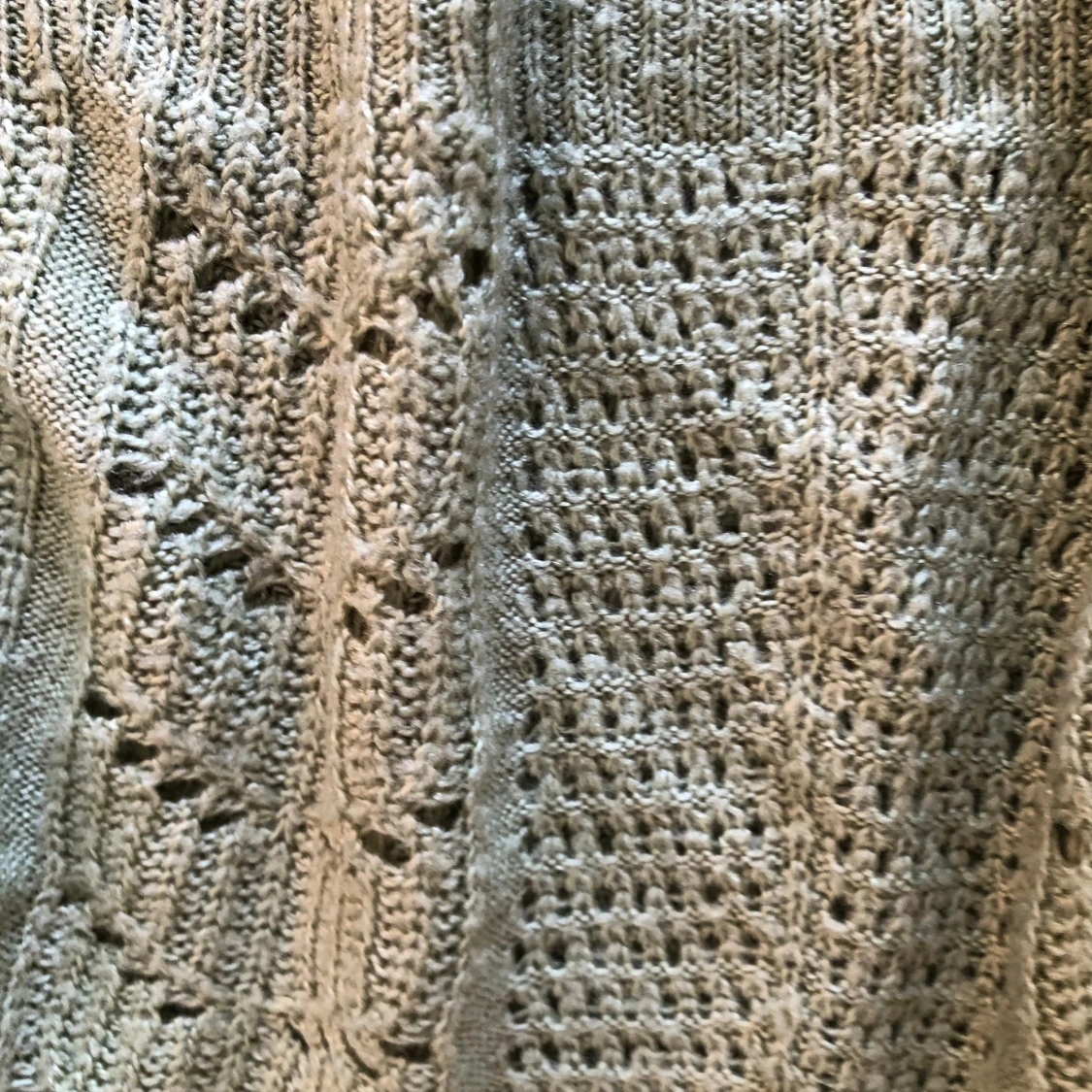 Croppad ljusgrön stickad tröja - 2