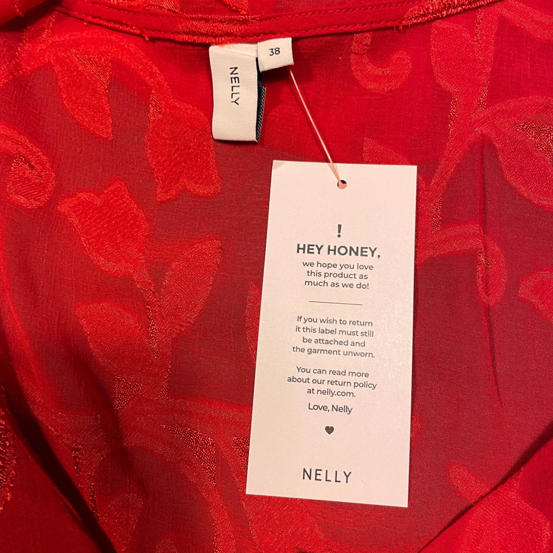 Röd blus Nelly - 1