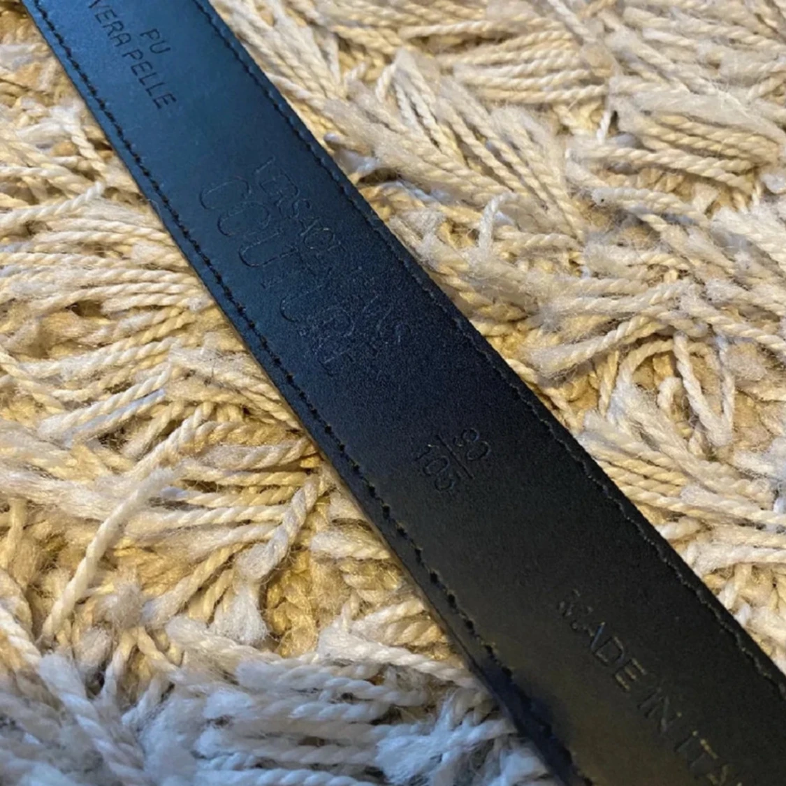 Svart bälte Versace Jeans Couture - 1