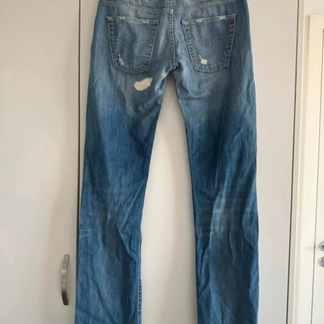 Replay jeans med slitningar, blå, W27 L32 - 1