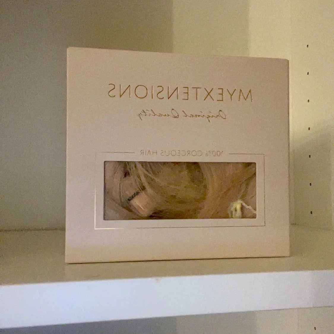 Blonda löshår extensions från MyExtensions